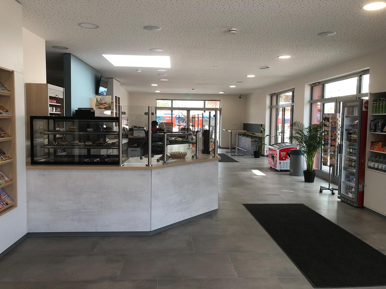 Innenansicht Service Center - Bahnhof Torgau