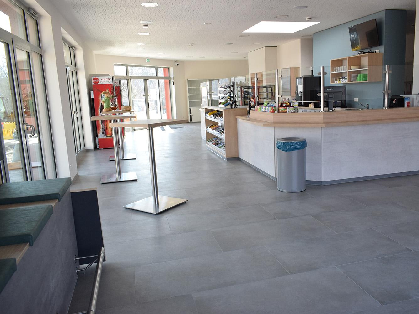 Innenansicht Service Center - Bahnhof Torgau