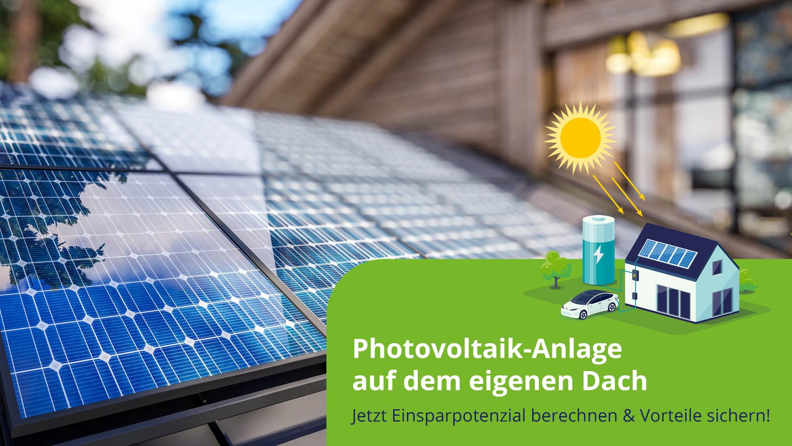 Hinweis Photovoltaik-Anlagen
